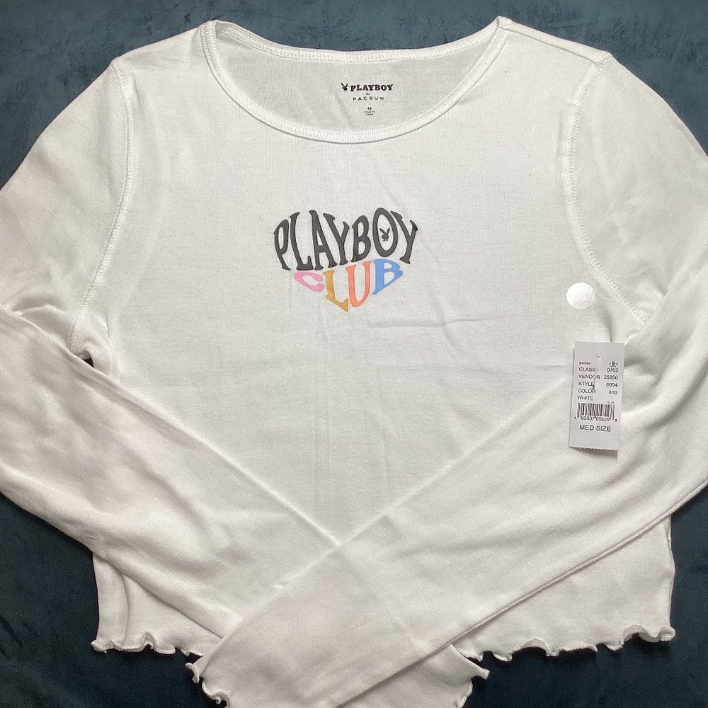 Playboy Club Long Sleeve Shirt Top